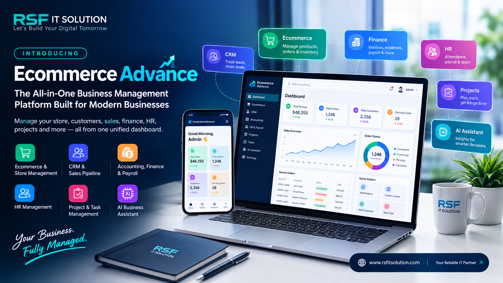 Ecommerce Advance | All-in-One Business Management Platform | RSF IT Solution